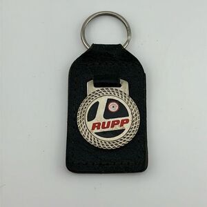 Vintage Rupp leather key chain
